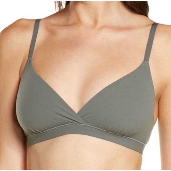 Skims Fits Everybody Crossover Bralette Grey XXS NWT - Picture 2 of 10